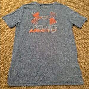 Blue and Orange Under Armour T-Shirt